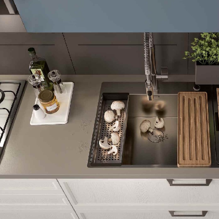 Modern-Kitchen-Workspace-with-Integrated-Sink-and-Utensil-Organizer