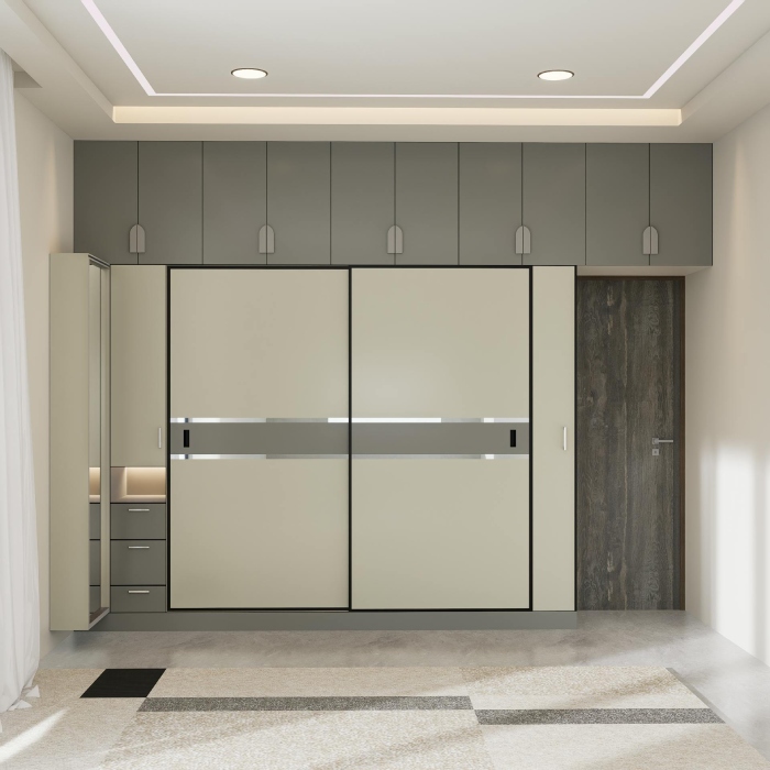 Beautiful custom closet with elegant cabinetry highlighting the importance of proper closet installation.